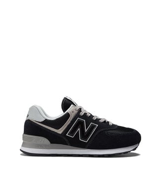 New Balance Men's 574 Core Black / White
