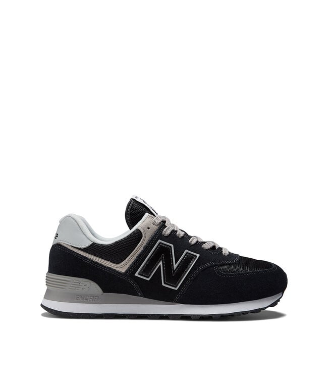 New Balance Men's 574 Core Black / White