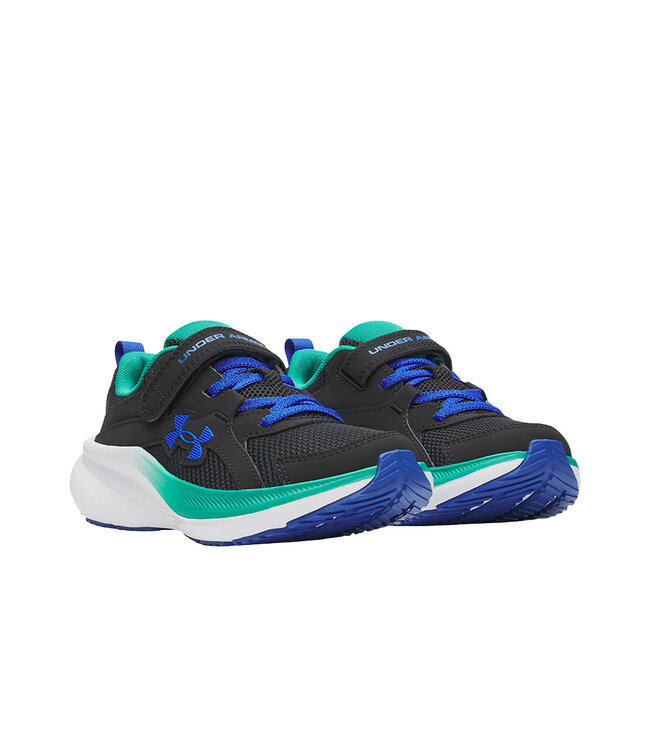 Under Armour Kid's -Assert 11 AC Black / Geode Green / Team Royal