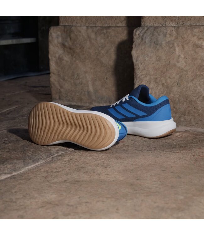 Adidas Junior- Runfalcon 6  Lace Bleu Foncé / Royal / Citron