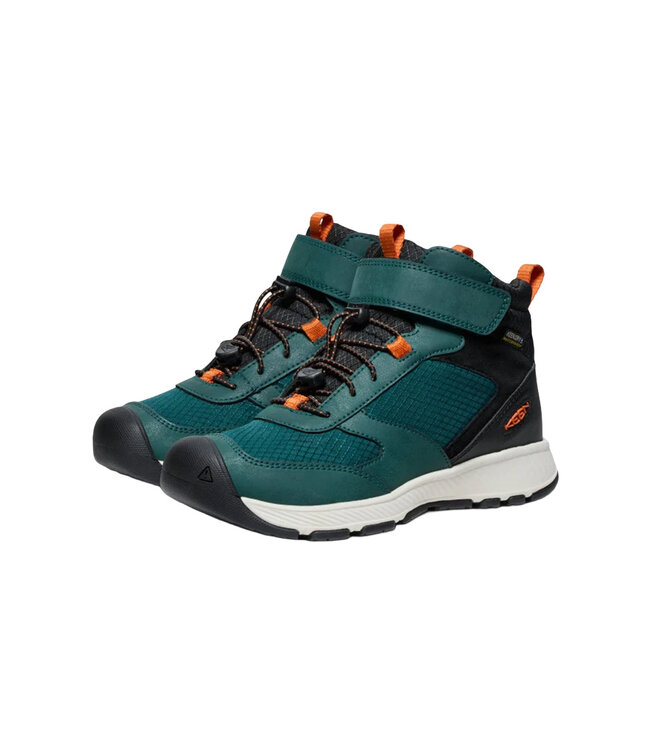 Keen Kid - Skua Mid Waterprooof Ponderosa Pine/Gold Flame