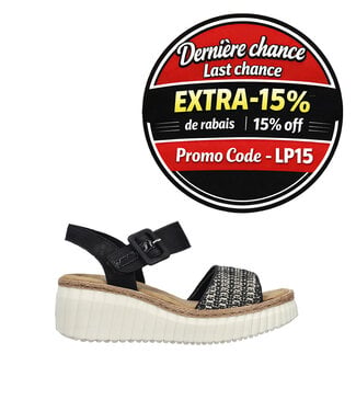 Rieker 69176 Black / White