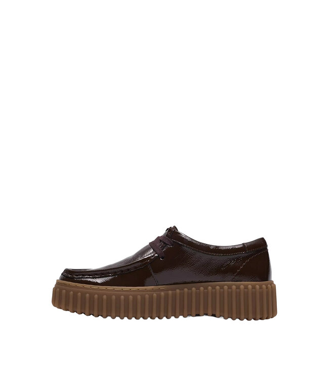 Clarks  Women - Torhill Bee Dark Brown Patent
