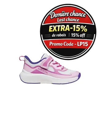 Geox Pro-Ran Rose/ Blanc