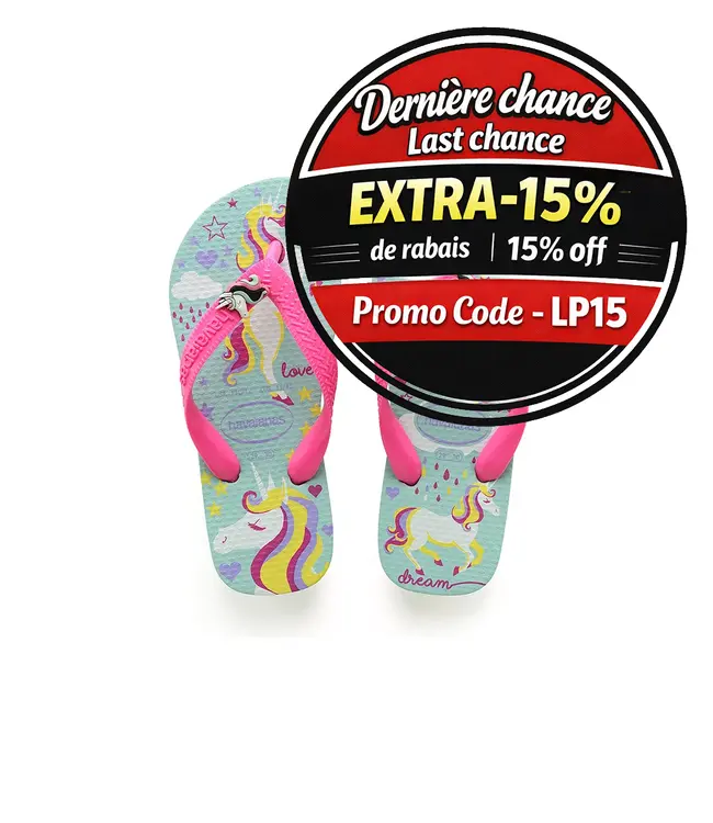 Havaianas Fantasy Ice Blue / Shocking Pink