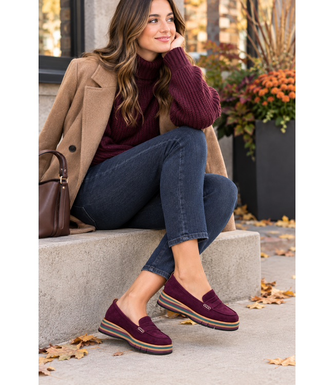 Django & Juliette Women - Glamms Burgundy / Cognac