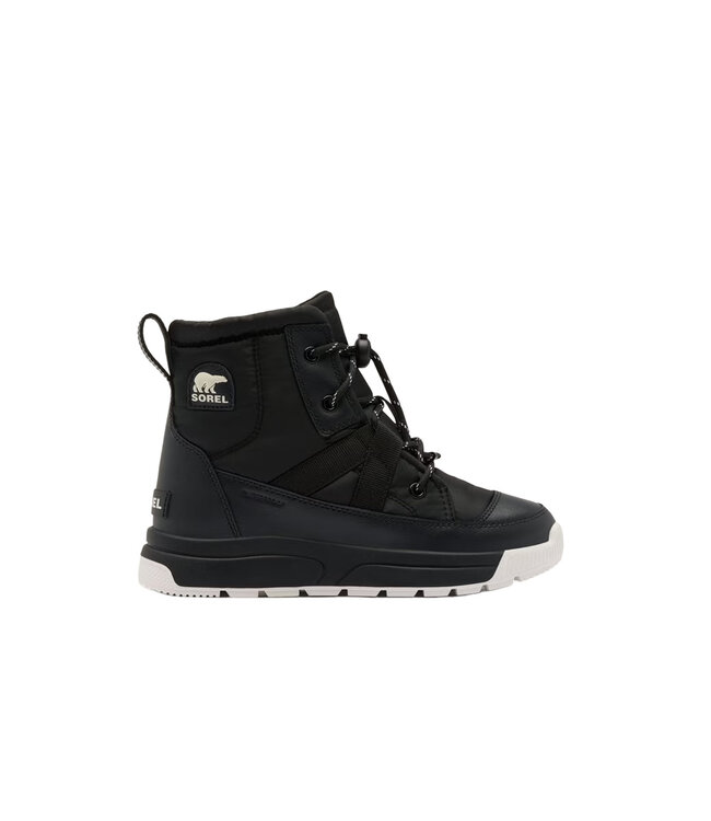 Sorel Kids Whitney™ III Mid Winter Boot Black/Black