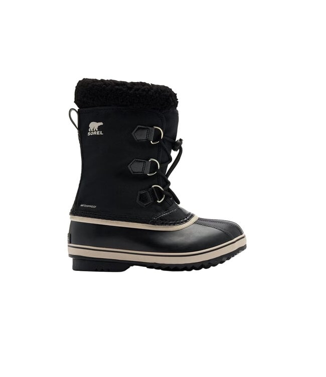 Sorel Kids Yoot PAC Nylon Winter Boot Black / Black