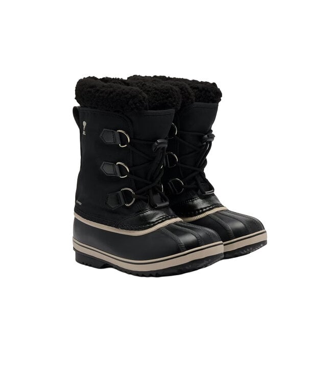 Sorel Kids Yoot PAC Nylon Winter Boot Black / Black