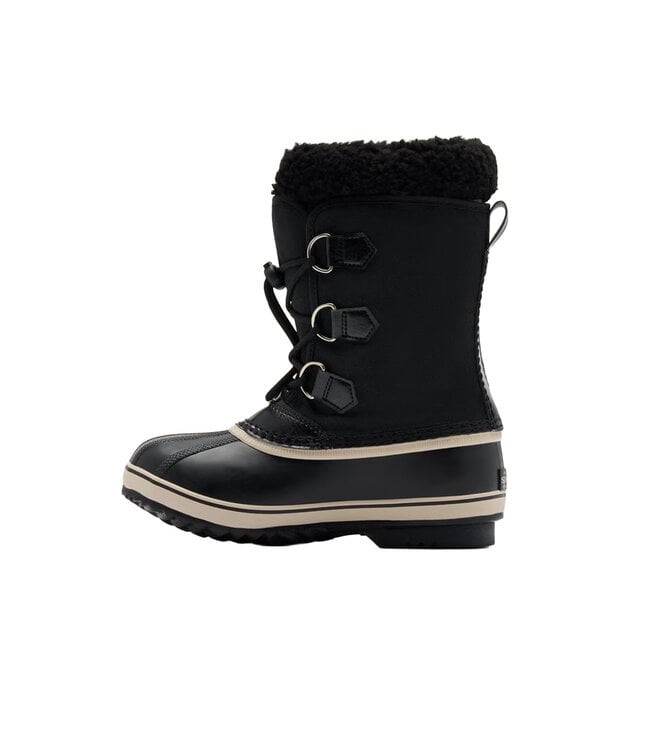 Sorel Kids Yoot PAC Nylon Winter Boot Black / Black