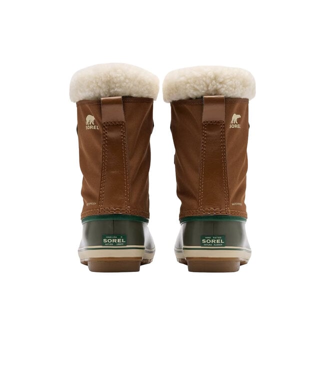Sorel Kids Yoot PAC Nylon Winter Boot Velvet Tan/Stone Green