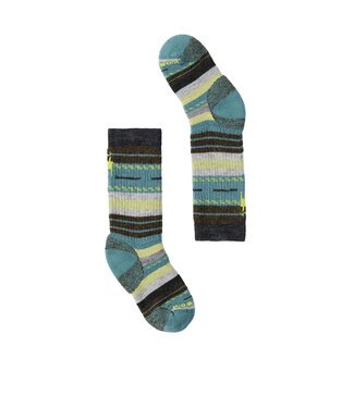 Smartwool Chaussette de randonnée Margarita pour enfants Sarcelle poussiéreux