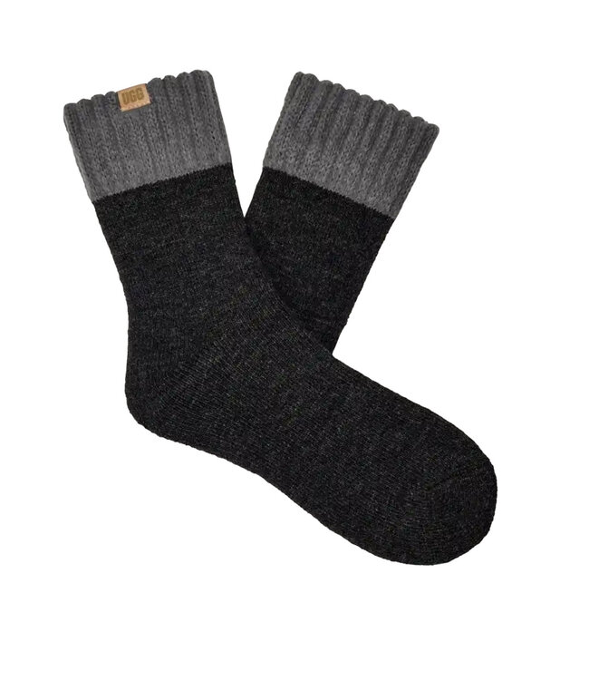 UGG Hommes – Chaussette douce Camdyn Tar / Charbon