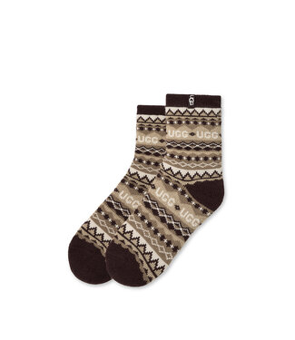UGG Femmes- Chaussette 3/4 Cressida Cozy Uggisle Café