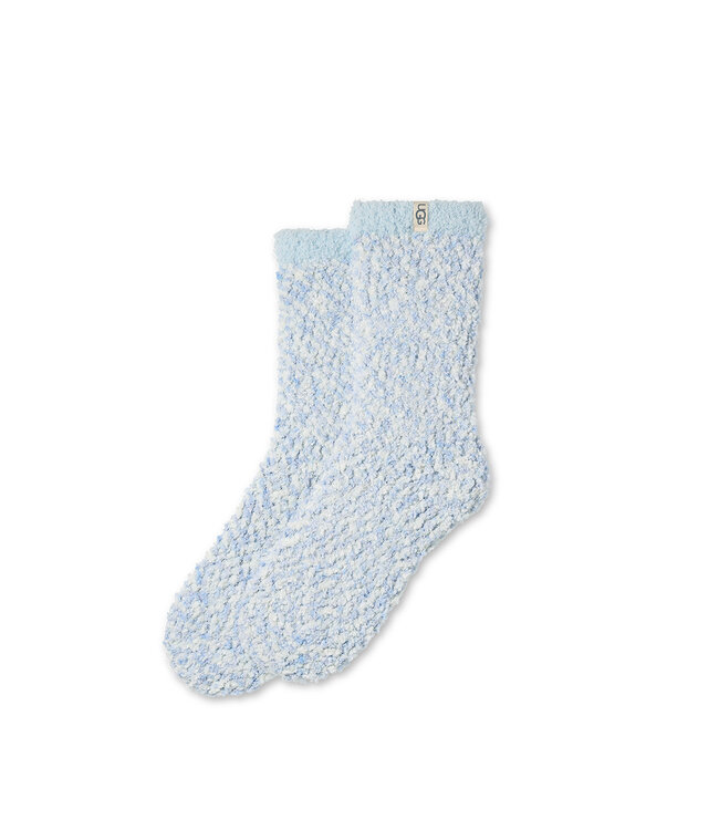 UGG Femmes – Chaussette en chenille douce Bleu Ciel