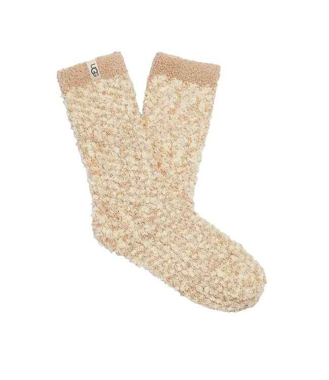 UGG Femmes – Chaussette en chenille douce Crème