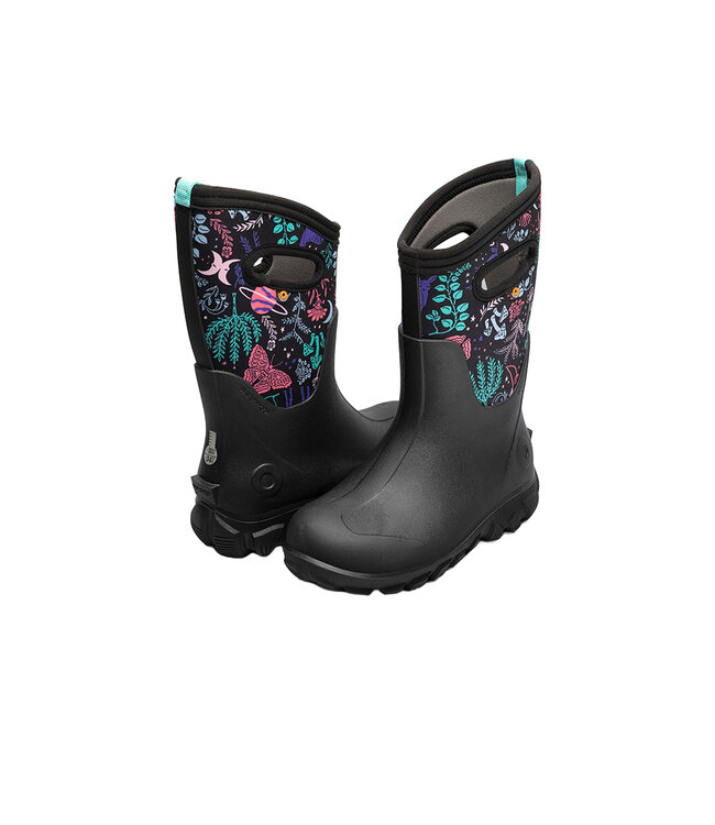 Bogs Enfants - Classic Seamless  Forêt cosmique Noir Mutli