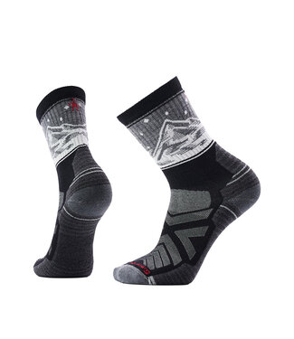 Smartwool Hike Valley View Crew Socks Black
