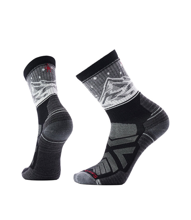 Smartwool Hike Valley View Crew Socks Black