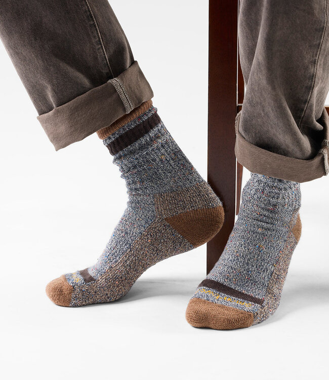 Smartwool Hommes - Chaussette tous les jours Cozy Larimer Moka