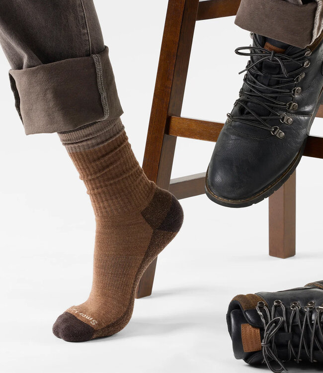 Smartwool Hommes - Chaussette de tous les jours Rollinsville Moka