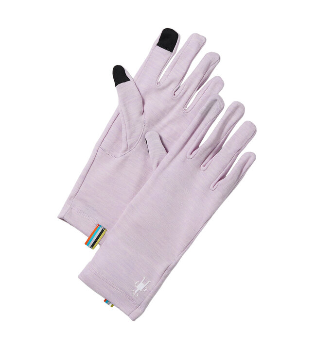 Smartwool Gant thermal Merino Chiné Ciel Lavande