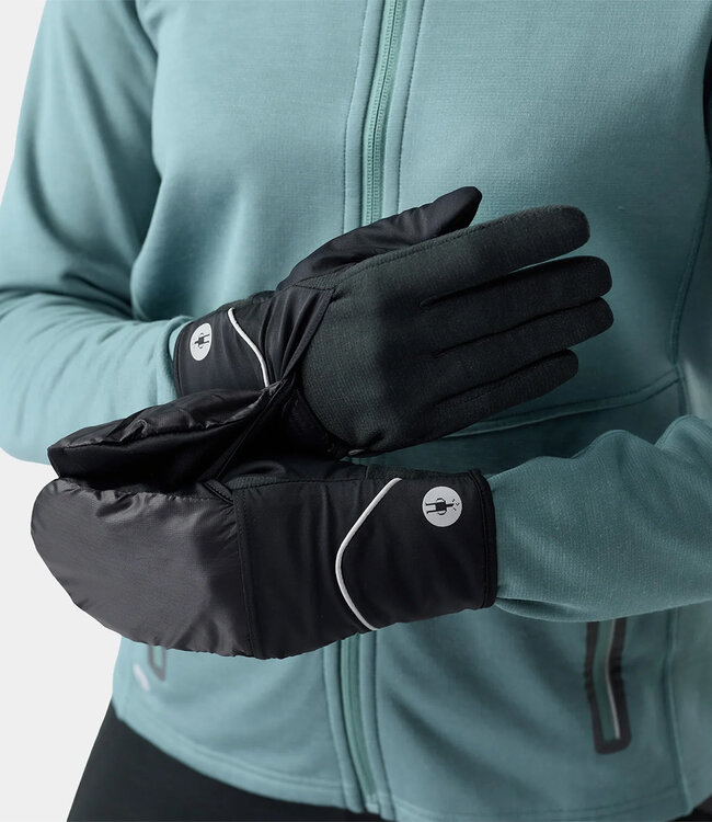 Smartwool Femmes - Mitaine Active Fleece Wind Noir