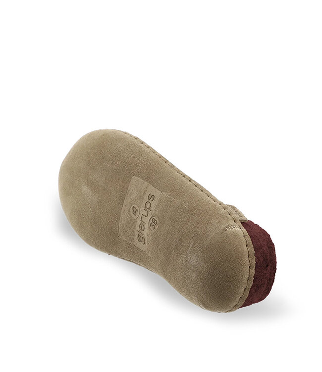 Glerups Slipper Leather Sole Beet