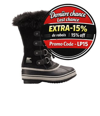 Sorel Youth Joan of Arctic Black / Dove