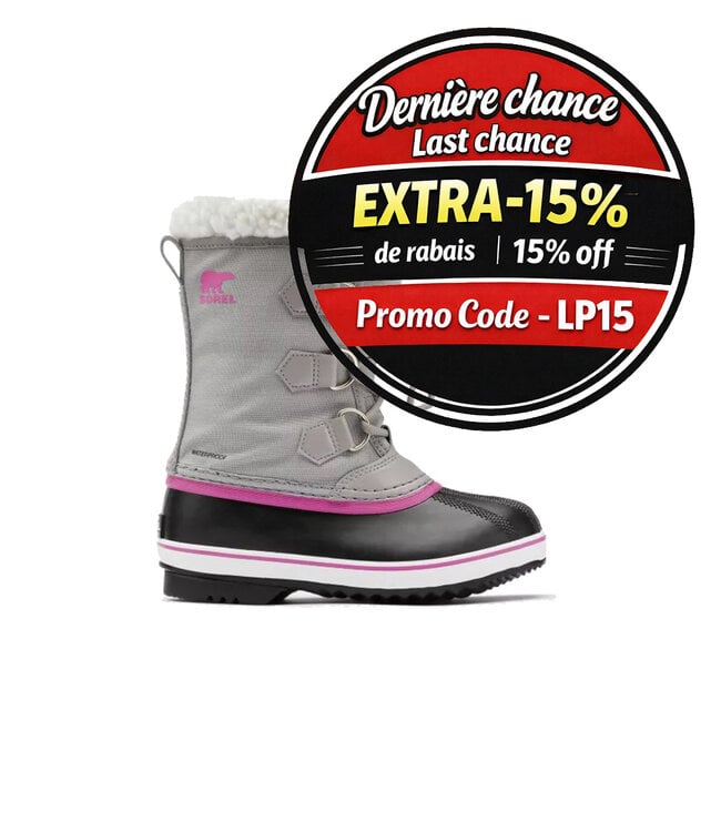 Sorel Yoot Pac Nylon Chrome Grey