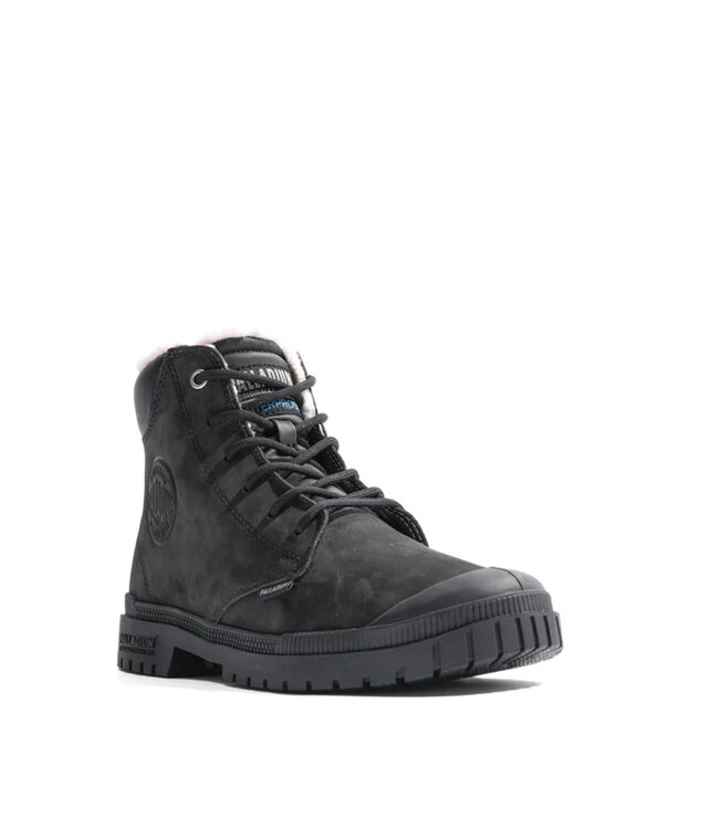 Palladium Adultes- Sp20 Cuff Cuir Imperméable Noir