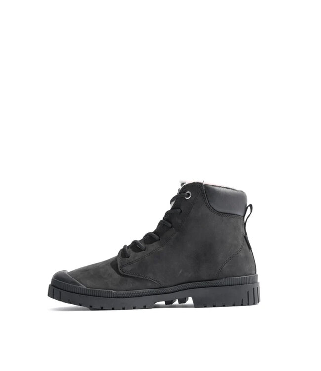 Palladium Adultes- Sp20 Cuff Cuir Imperméable Noir
