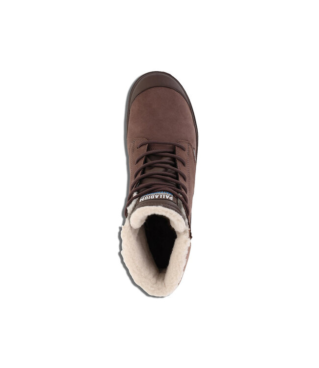 Palladium Adultes - Sp20 Cuff Cuir Imperméable Cocoa Foncé