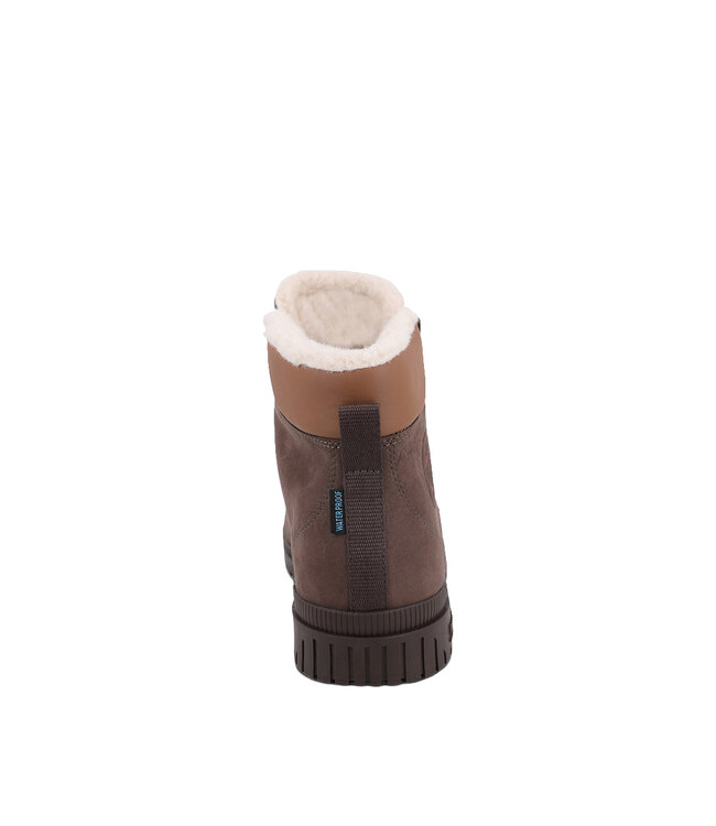 Palladium Adultes - Sp20 Cuff Cuir Imperméable Cocoa Foncé
