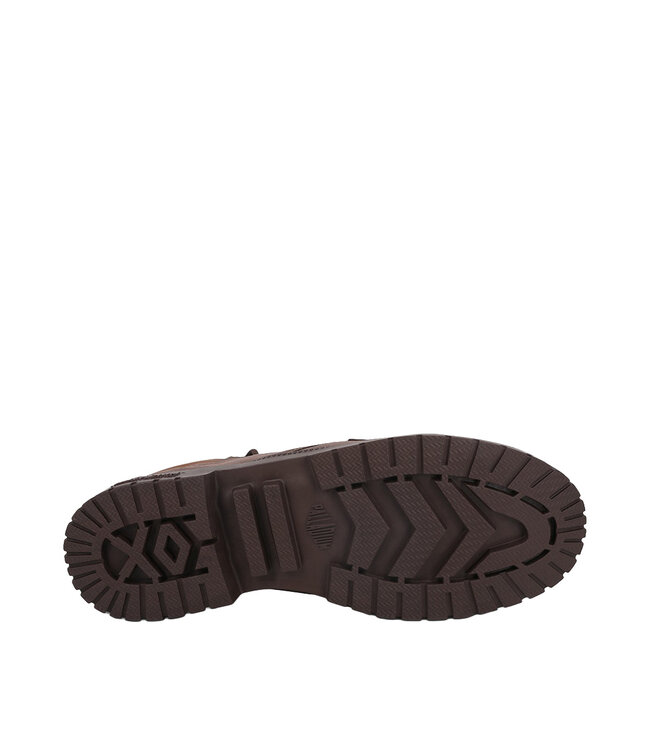Palladium Adultes - Sp20 Cuff Cuir Imperméable Cocoa Foncé