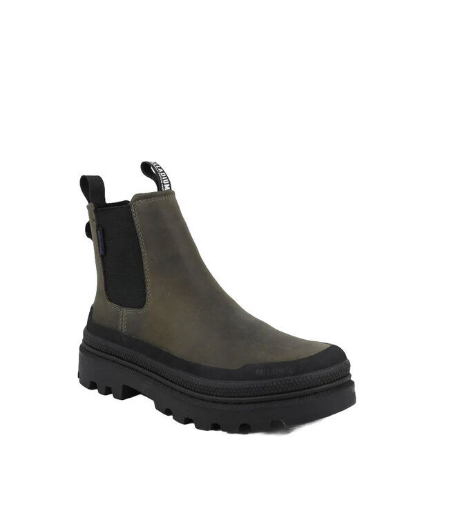 Palladium Adultes - Trooper Chelsea Imperméable Olive Nuit
