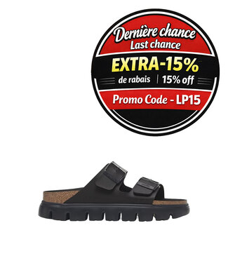 Birkenstock Papillio Arizona Chunky Noir