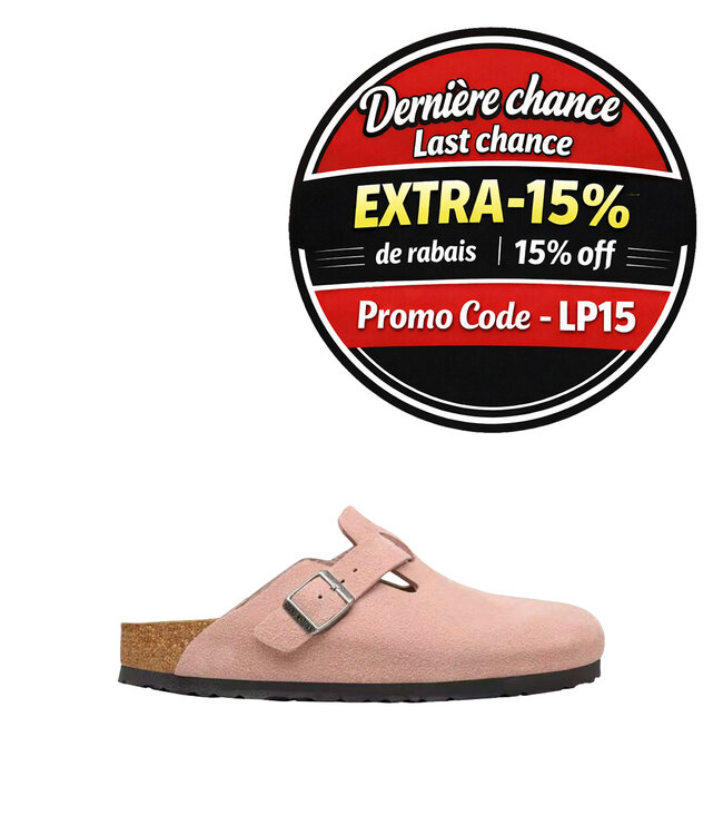 Birkenstock Boston Argile rose