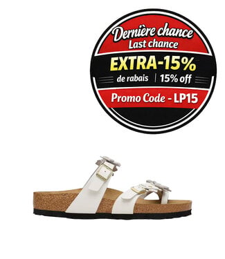 Birkenstock Mayari Flower Blanc