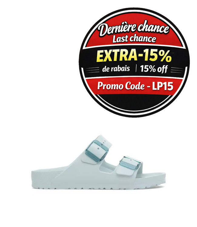 Birkenstock Arizona Stealth Buckle Vert surf