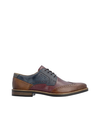 Rieker 13528-80 Brown / Bordeaux / Navy