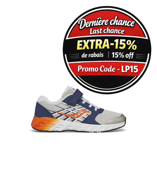 Saucony Wind 2.0 Grey /Navy / Orange