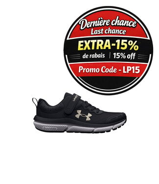 Under Armour Assert 10 AC Black / Metallic Gold