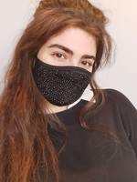 Sparkle Fashion Mask  Black/Black