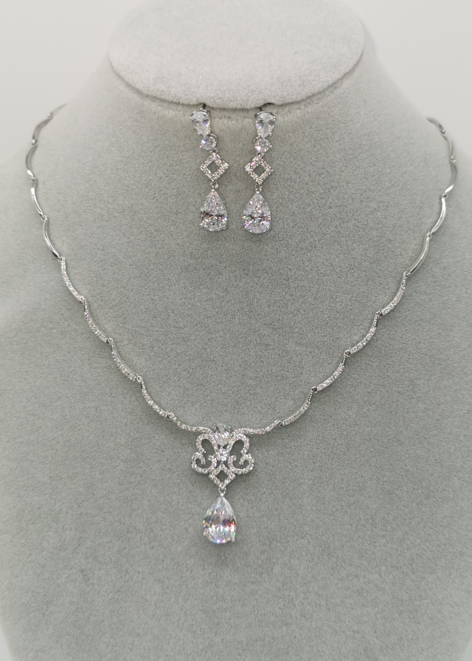 Necklace Set - 123 Silver