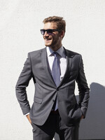 Medium Gray Slim Fit Suit