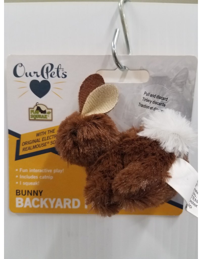 bunny cat toy