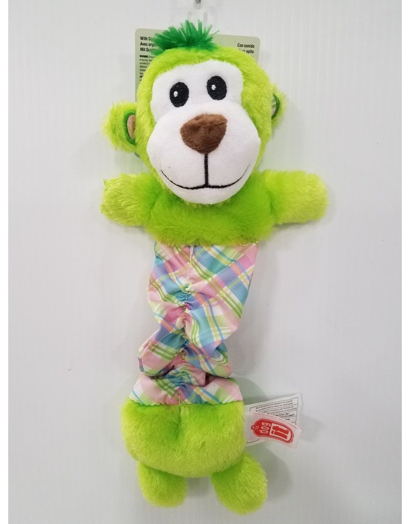 green monkey stuffed animal