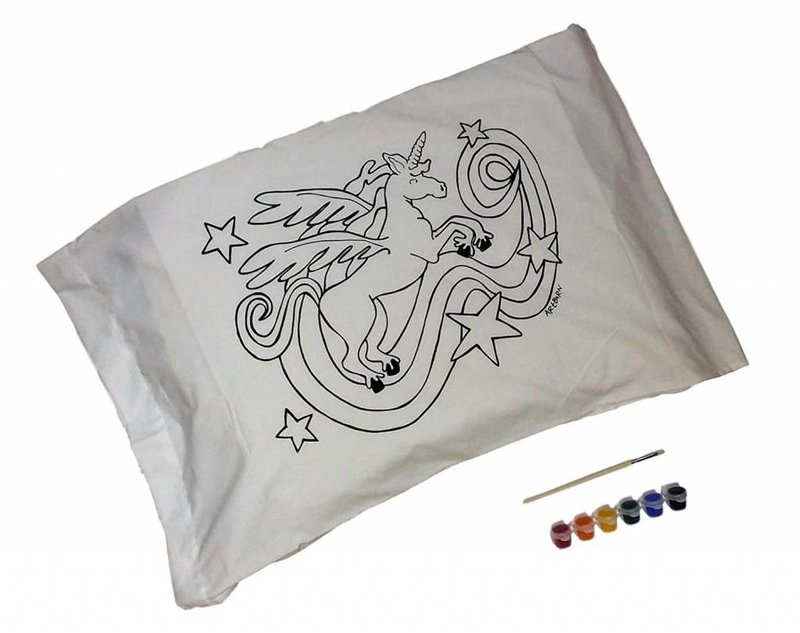Artburn Artburn Pillowcase Rainbow Unicorn