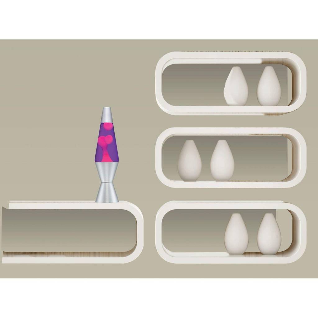 Lava Lamp Purple Liquid Pink Lava 14.5" In-store only.